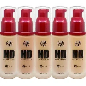 W7 Foundation Honey Hd 12 Hours Coverage 30ml